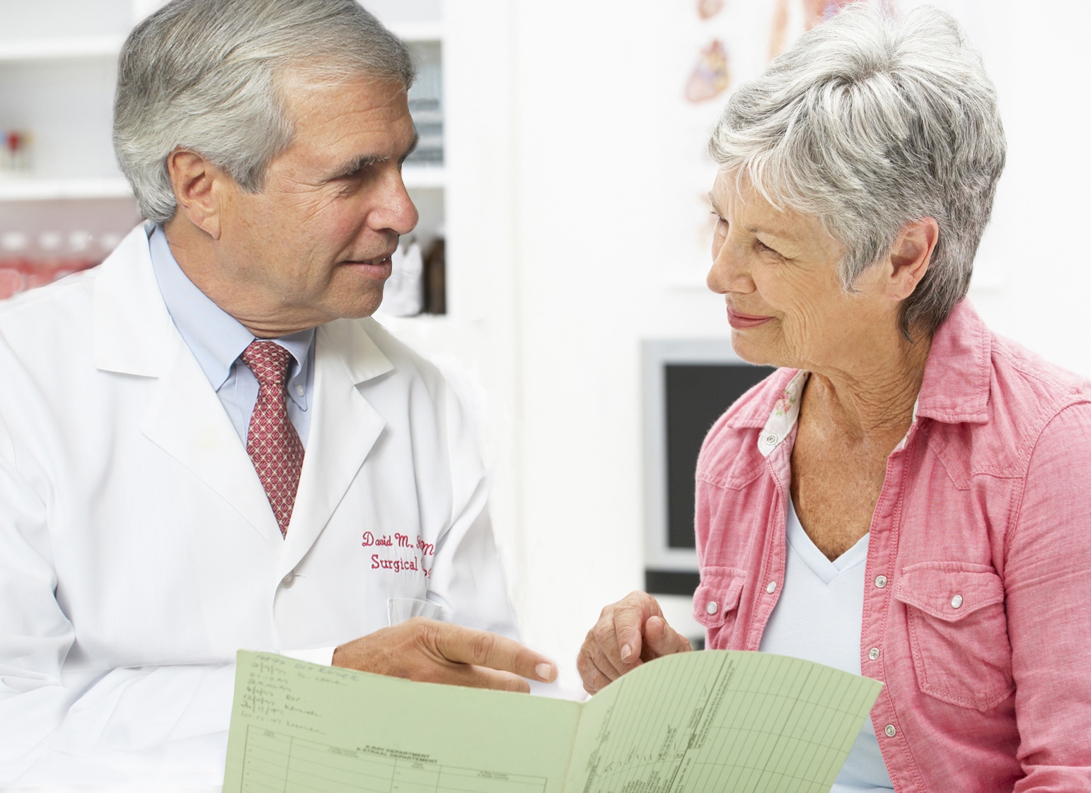 Doctor with female patient